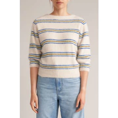 Bellerose Stripe A Dature Knit Jumper In Neutral