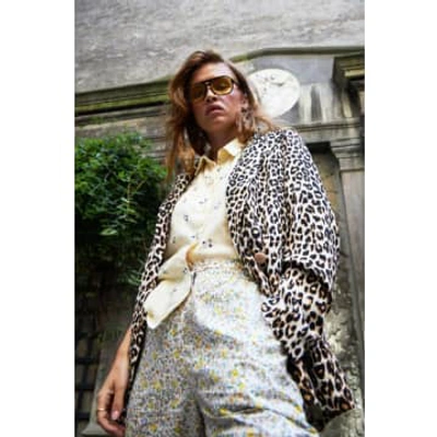 Lolly's Laundry Jolie Leopard Print Blazer In Animal Print