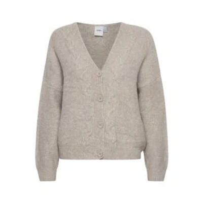 Ichi Mylle Cardigan In Gray