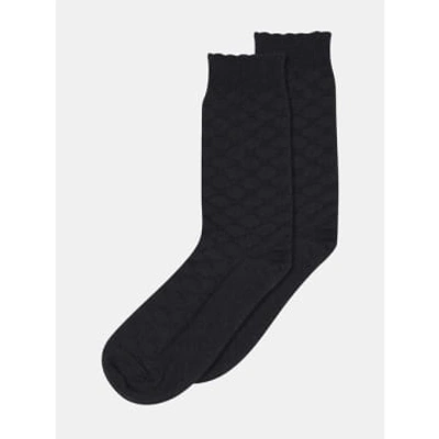 Mp Denmark Grace Ankle Socks In Black