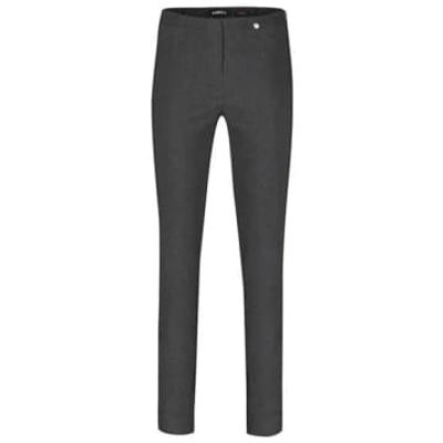 Robell Rose Trousers In Slate Grey, 78cm In Gray
