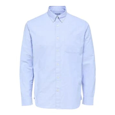 Selected Homme Slhregrick-ox Light Blue Shirt