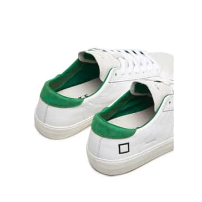 Date Hill Low Vintage Coloured White & Green Sneakers