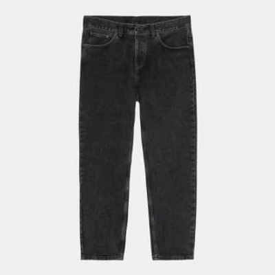 Carhartt Pantalon Newel Black Stone Washed