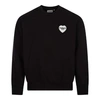 Carhartt Heart Bandana Logo-print Sweatshirt In Black