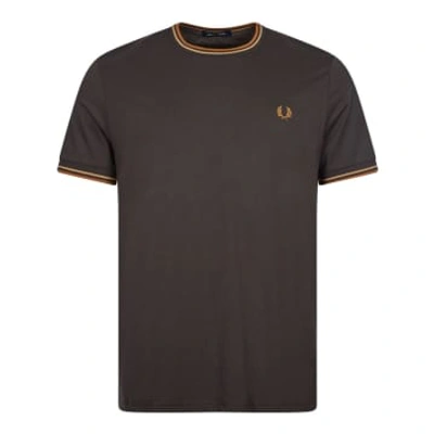 Fred Perry Twin Tipped T-shirt In Stone