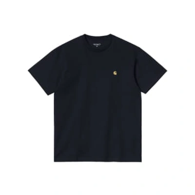 Carhartt Camiseta Ss Chase In Blue