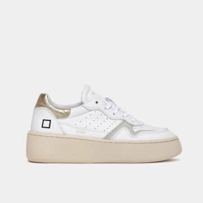 Date Step White Gold Trainer