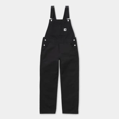 Carhartt Wip Women Straight Bib Overalls In Black