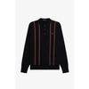 FRED PERRY VERTICAL STRIPE KNITTED SHIRT