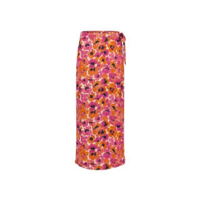 Fabienne Chapot Bobo Straight Skirt Candy Cat In Pink