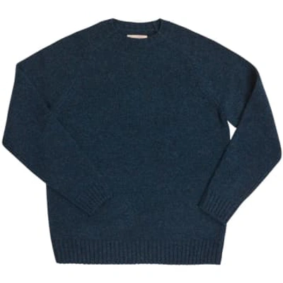 Filson Kintyre Irish Wool Five Gauge Sweater In Blue