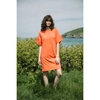 BEAUMONT ORGANIC TOBA ORGANIC COTTON DRESS IN CORAL