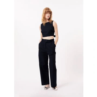 Frnch Albane Navy Blue Trousers