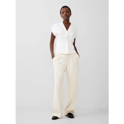 French Connection Carmen Crepe Blouse-summer White-72wal