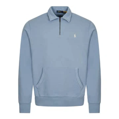Polo Ralph Lauren Quarter Zip Sweatshirt In Blue