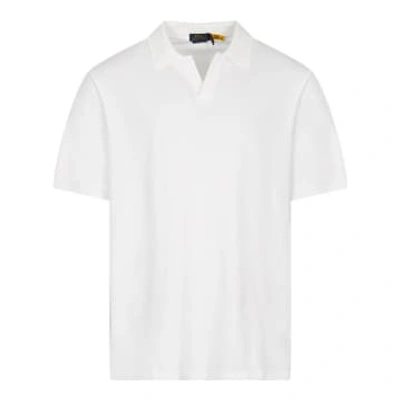Polo Ralph Lauren Open Collar Polo Shirt In White