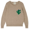 JUMPER 1234 LITTLE CACTUS CASHMERE SWEATER IN BROWN
