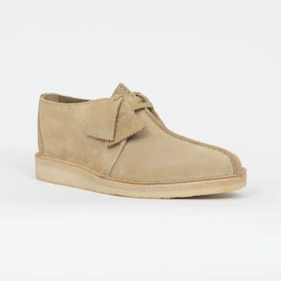 Clarks Originals Desert Trek Shoes In Beige In Neturals