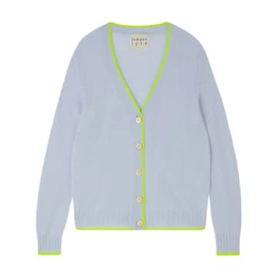 Jumper 1234 Contrast Cardi In Yellow