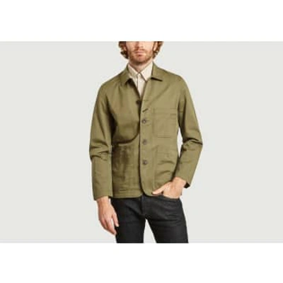 Universal Works Bakers Jacket In Gray