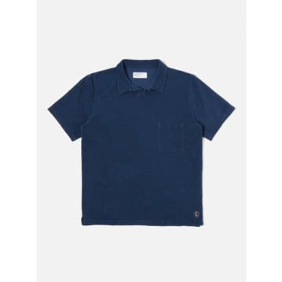 Universal Works Vacation Polo Shirt In Blue