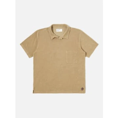 Universal Works Vacation Polo Shirt In Brown