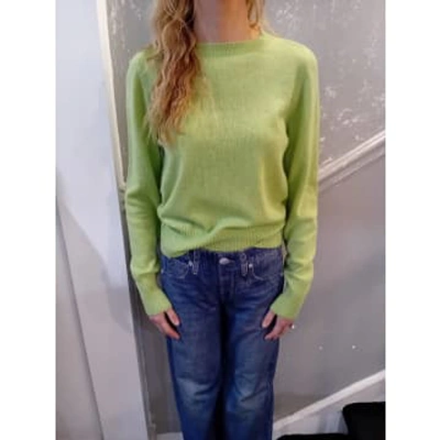 Vk Cashmere Van Kukil Jennie Jumper In Green