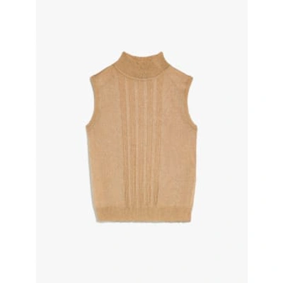 Max Mara Rodesia Sleeveless Knit Col: Gold