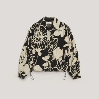 Ymc You Must Create Heath Bomber Jacket Black Multi In Grey