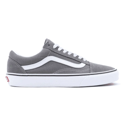 VANS UA OLD SKOOL PEWTER & TRUE WHITE