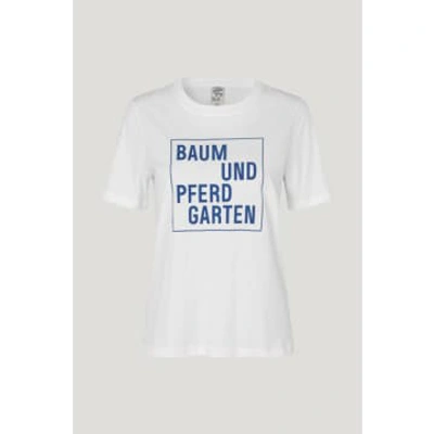 Baum Und Pferdgarten T-shirt With Print In White