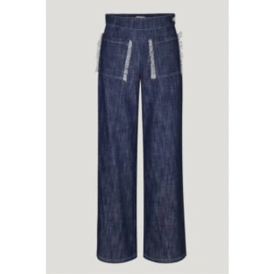 Baum Und Pferdgarten Nula Pants Ocean Cavern In Dark Blue