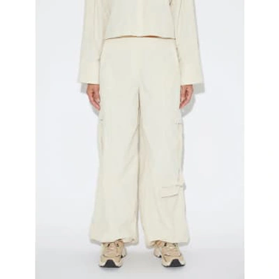 2ndday Edition George Cargo Trousers Chalk In White