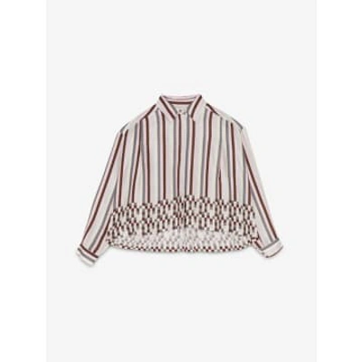Ottod'ame Shirt Pastel Patterned In Neutral
