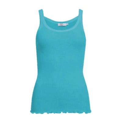 Cc Heart Poppy Silk Camisole Aqua Blue