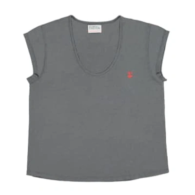 Sisters Department Multicoloured Heart T Shirt In Grey