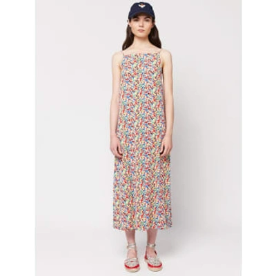 Bobo Choses Confetti Strap Dress In Multi In Blue