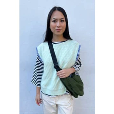 Bellerose Diow Canary Green Sweater Vest