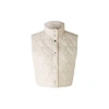 OUÍ QUILTED WAISTCOAT LIGHT STONE