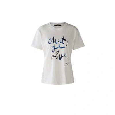 Ouí Printed T-shirt Cloud Dancer In White