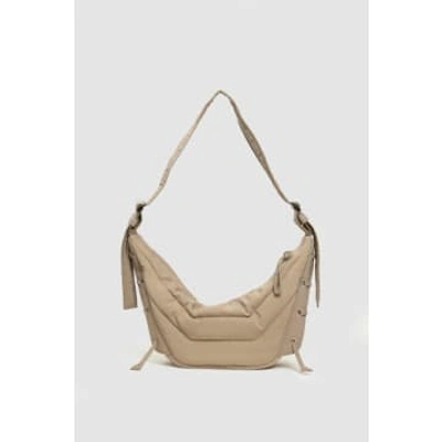Lemaire Soft Game Small Shoulder Bag In Wh041 Clay