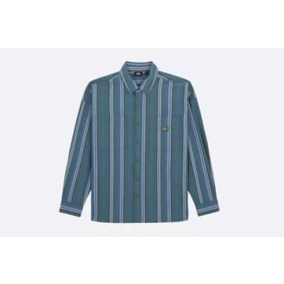 Dickies Glade Spring Long Sleeve Shirt Blue In Multi