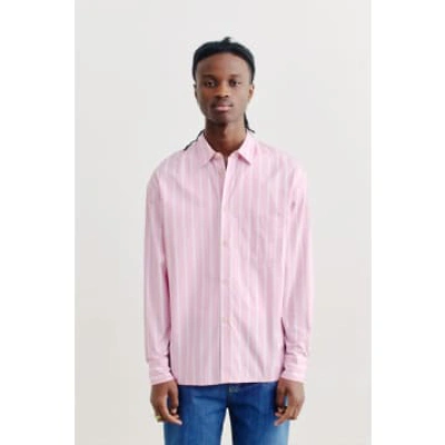 A Kind Of Guise Gusto Shirt Cherryblossom Stripe In Pink