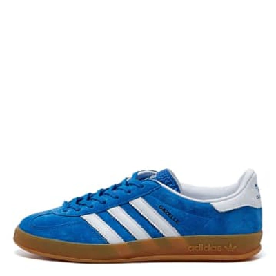Adidas Originals Gazelle Indoor Sneakers Blue Bird / Cloud White In Multicolor