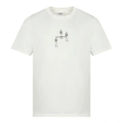 C.p. Company Bristish Sailot T-shirt In White