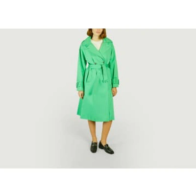 Tara Jarmon Trench Coat Ivan In Green