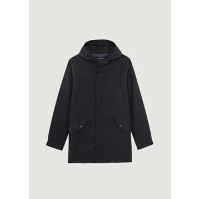 L'exception Paris Water-repellent Parka Made In France In Black