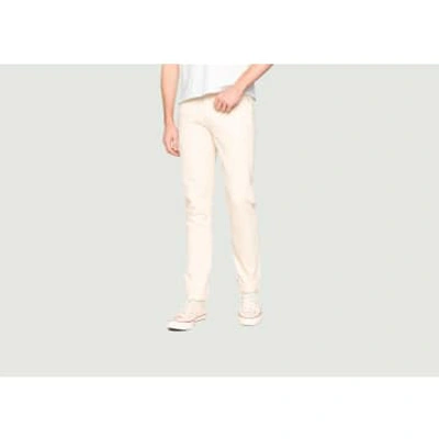 Naked & Famous Frankenstein Weird Guy Undyed Jeans In Neutral