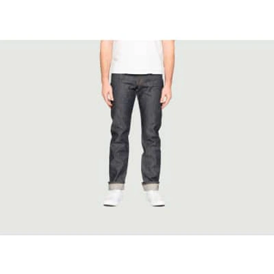 Naked & Famous Tried & True Selvedge True Guy Jeans In Black